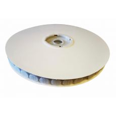 Samolepiace krúžky BIELE 33 mm háčik 650 ks syntetický kaučuk