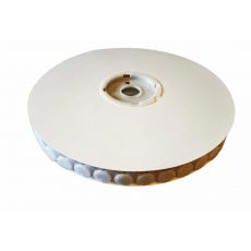 Samolepiace krúžky BIELE 33 mm vlas 650 ks syntetický kaučuk